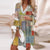 Kvinders Sommerkjole Blomsterdesign Let Materiale-6