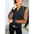 Kvinders Bluse Dyb V-udskæring Polyester Elegant Design-6
