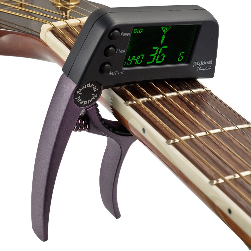 2-i-1 Guitar Capo & Tuner