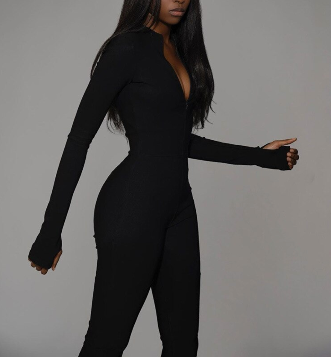 Variant image for Dames Bodycon Jumpsuit Elegant Polyester-13