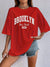Variant image for Herre T Shirt Rund Hals Brooklyn Print 100% Bomuld-17