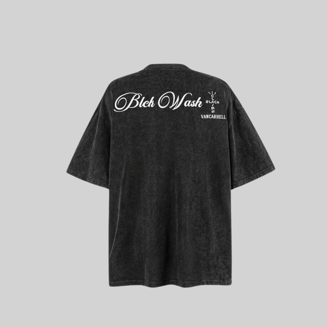 Herre Skjorter Overdimensioneret Grafisk Design Bomuld