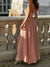 Kvinder Chiffon Kjole Med Én Skulder Elegant Stil-3