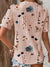 Skjortebluse Dame V-hals Let Materiale Afslappet Pasform-6