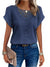 Kvinders Bluse i Blonde Med Delikate Detaljer Polyester-1