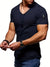 Variant image for Herre T Shirt V-Hals Casual Letvægts 100% Bomuld Hvid T Shirt Mænd-4