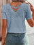 Variant image for Kvinders T-shirt Rund Hals Kontrasterende Design 100% Bomuld-9