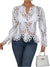 Kvinders Asymmetrisk Bluse med Udsparinger Polyester-1