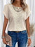 Variant image for Kvinders Bluse i Blonde Med Delikate Detaljer Polyester-3