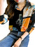 Kvinders Vintage Bluse Unikt Print 100% Bomuld-1