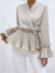 Skjortebluse Dame Elegant Satin Let Pasform-3
