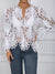 Kvinders Asymmetrisk Bluse med Udsparinger Polyester-5