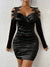 Variant image for Kvinders Ruchesjurk Uden Skulderstropper 100% Polyester Elegant Maxi Kjole-17