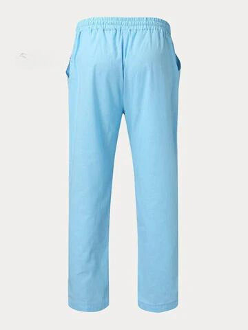 Herre Bukser Sæt Løs Pasform Blødt Stof 5