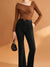 Kvinders Top Asymmetrisk Halslinje 100% Polyester-5
