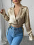 Kvinders Bluse Elegant Glitrende Polyester-2