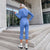 Kvinders Jumpsuit Elegant Polyester Langærmet Knapdesign-4