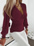Kvinders Top Lange Ærmer V-Hals 100% Polyester-5