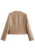Dame Overgangsjakke Frayed Fringe Let Materiale-5