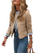Dame Overgangsjakke Frayed Fringe Let Materiale-1