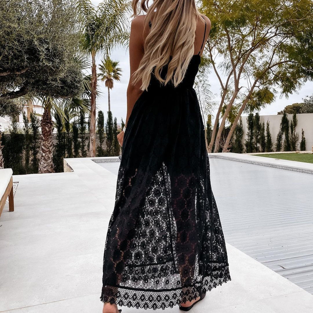 Kvinders Jumpsuit Elegant Viskose Komfortabel Pasform-6