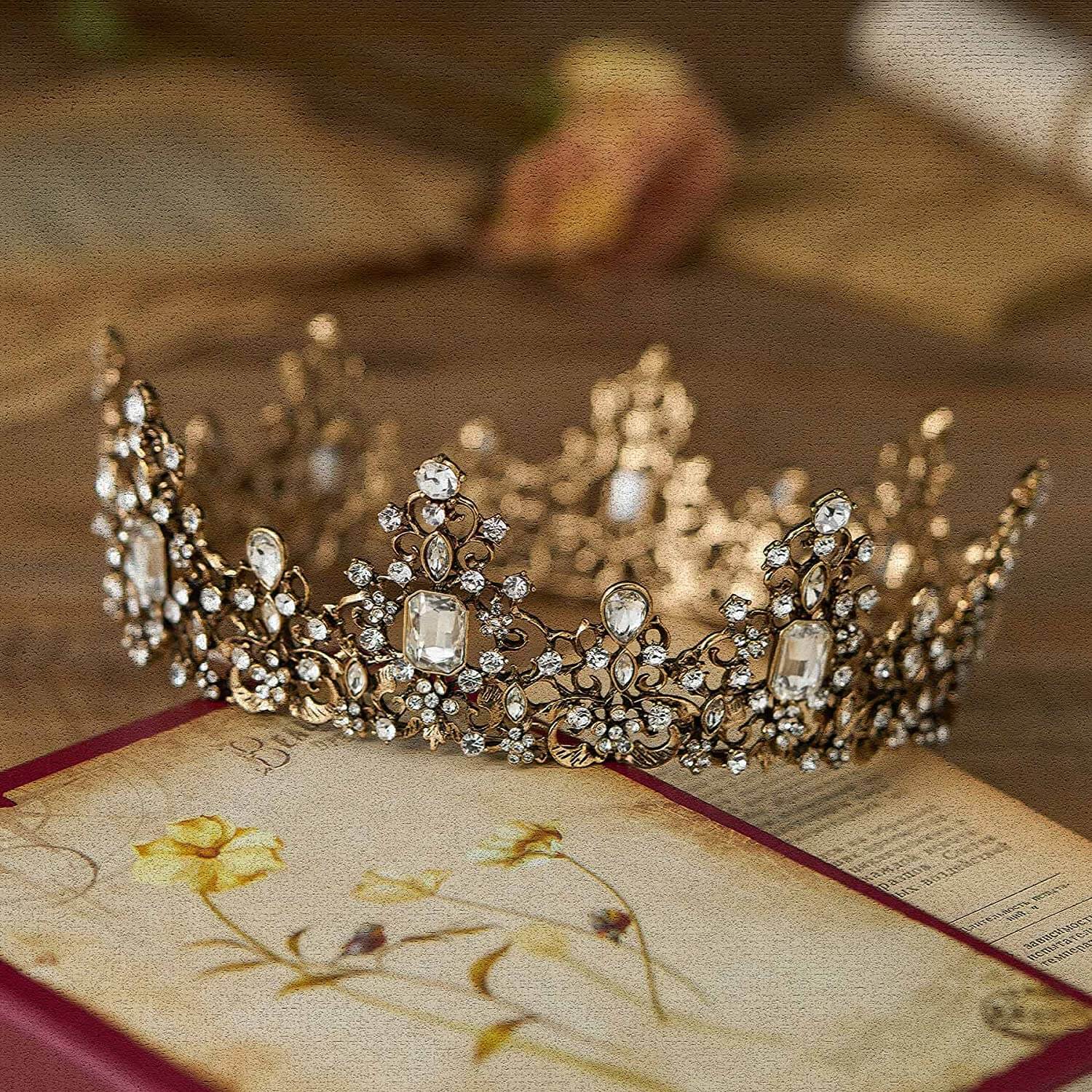 Barok-dronningekrone med juveler