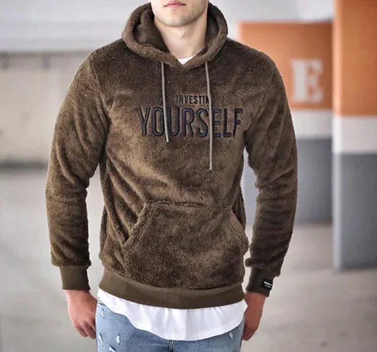 Hoodies Mænd Casual Blødt 100% Bomuld-3