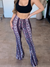 Bukser Dame Boho Printed Slim Fit Bløde Strikblanding 13