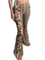 Bukser Dame Boho Printed Slim Fit Bløde Strikblanding 14