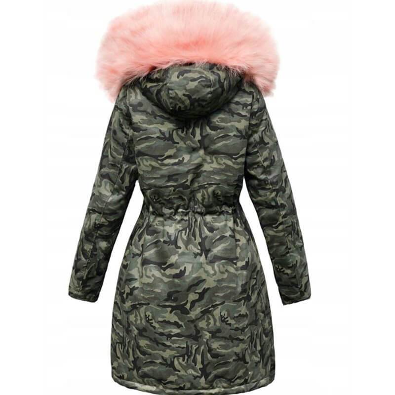 Camo vinterjakke til kvinder