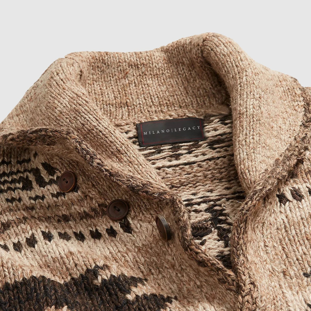 Cardigan Til Mænd Med Aztec Mønster - Komfortabel Stil Til Herre 2