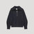 Dame Halv-Zipper Sweater Ribbet Stil 5
