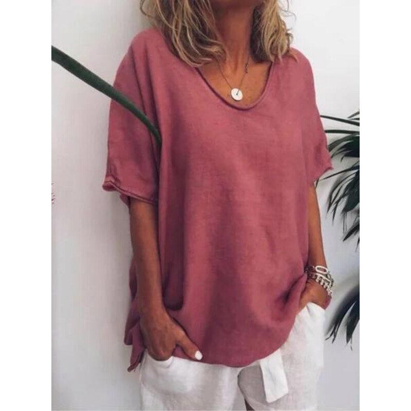 Dame Oversized T-Shirt Casual 7