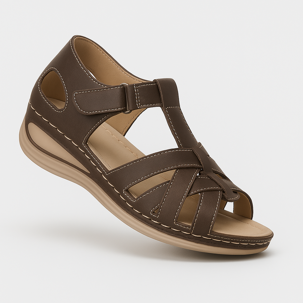Dame Sandaler Klassisk Design Blød Mat Overflade 1