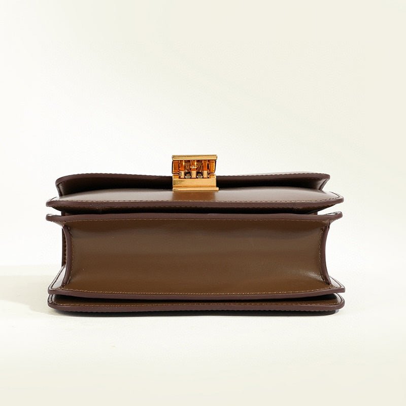 Dame Skuldertaske Flap Box Klassisk Stil 4