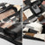 Dame Strikket Cardigan Abstrakt Design 5