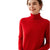 Dame Striktrøje Højhalset Sweater Fashion 0