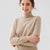 Dame Striktrøje Højhalset Sweater Fashion 3