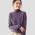 Dame Striktrøje Højhalset Sweater Fashion 8