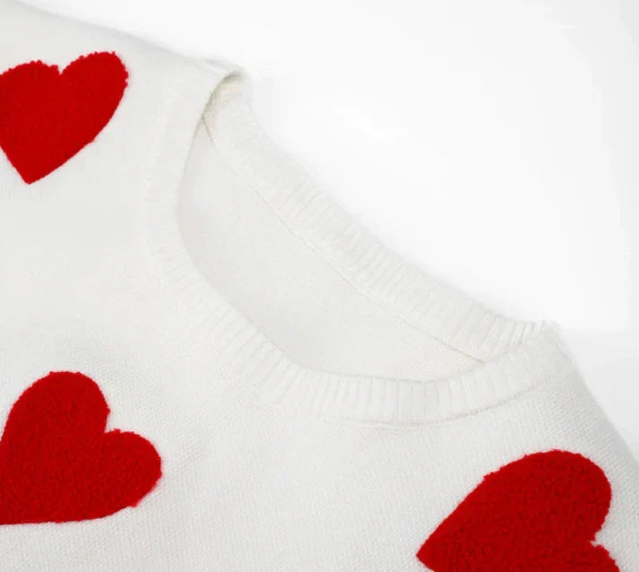 Dame Striktrøje Trendy Ribbede Detaljer 7