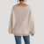 Damer Oversized Strikket Sweater Med Striber 4
