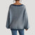 Damer Oversized Strikket Sweater Med Striber 7
