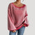 Damer Oversized Strikket Sweater Med Striber 9