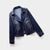 Damernes Denim Jakke Med Asymmetrisk Lynlås 5