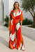 Damernes V-Hals Jumpsuit med Vingemuffe 2