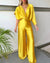 Damernes V-Hals Jumpsuit med Vingemuffe 7