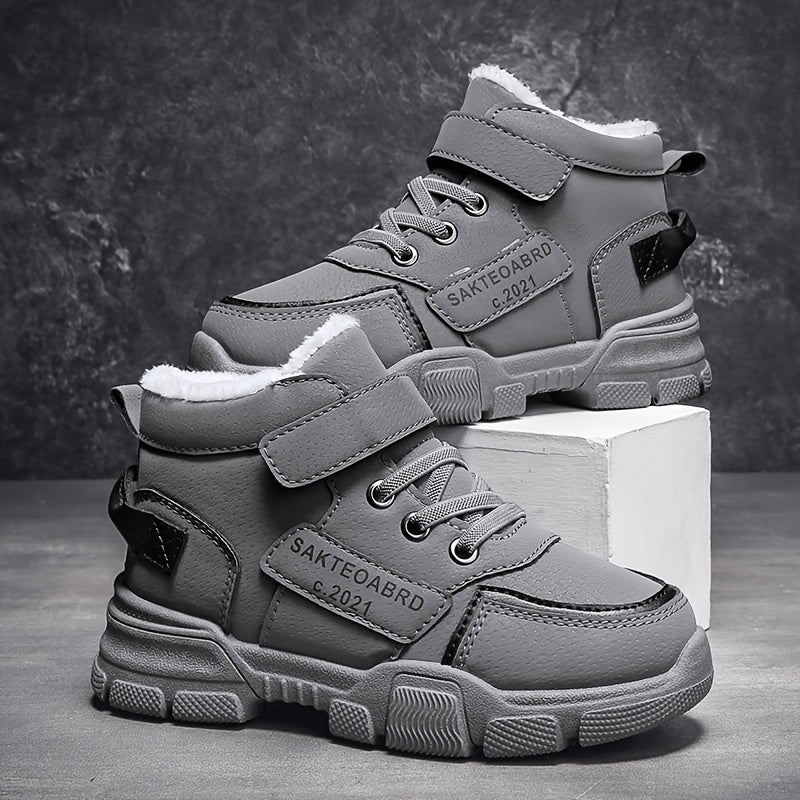 Drengs Vinterstøvler Antislip Design Åndbare Materialer 2