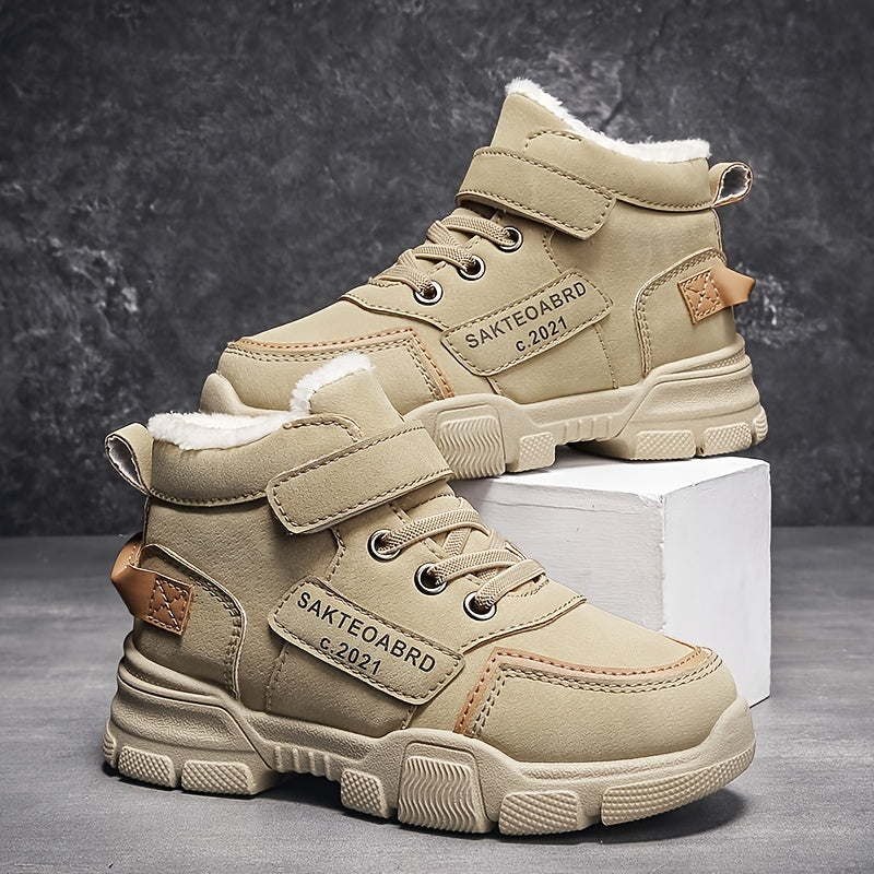 Drengs Vinterstøvler Antislip Design Åndbare Materialer 3