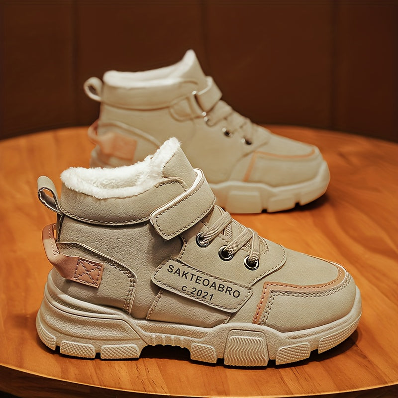 Drengs Vinterstøvler Antislip Design Åndbare Materialer 5