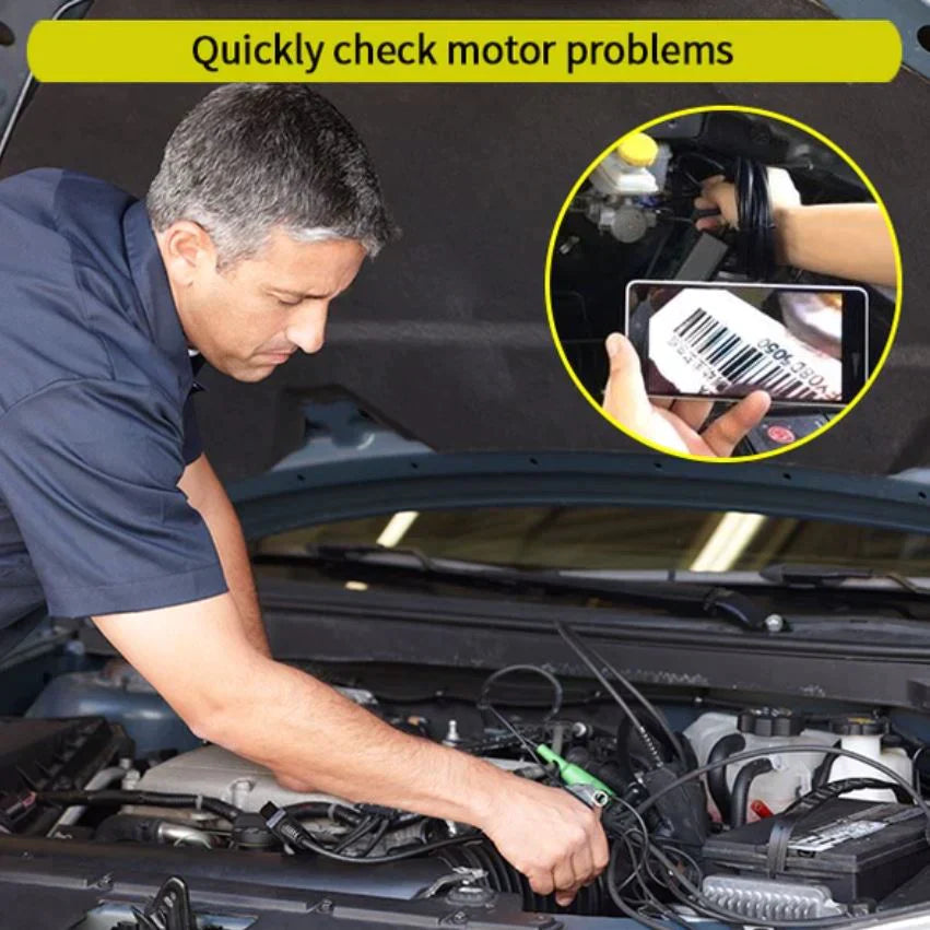 Trådløs Endoskop Kamera Kompakt SnakeCam Høj Opløsning Bærbar-3